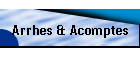 Arrhes & Acomptes