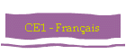 CE1 - Franais