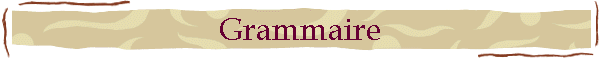 Grammaire