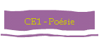 CE1 - Poésie