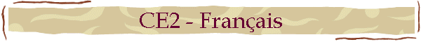 CE2 - Franais
