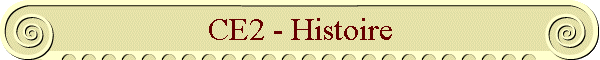 CE2 - Histoire